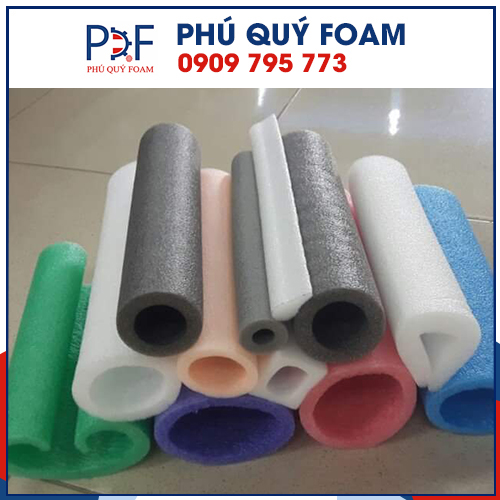 PE foam dạng ống các màu